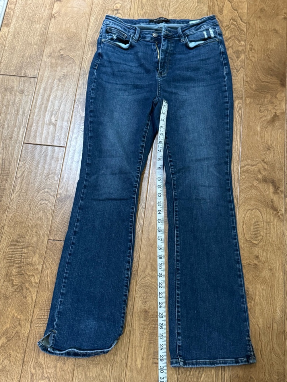 Judy Blue Dark Indigo Wide Leg Jeans